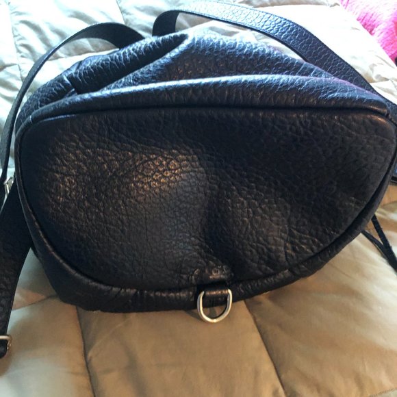 Rebecca Minkoff Black Leather Backpack - Picture 2 of 4